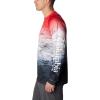 imageColumbia Mens PFG Terminal Tackle PFG Hooks Fill Long Sleeve ShirtRed Spark Deepsea Fade