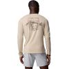 imageColumbia Mens PFG Uncharted Graphic Tee Long SleeveAncient Fossil HeatherRedfish Swamplands