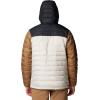 imageColumbia Mens Powder Lite II Hooded JacketDark StoneBlackDelta