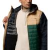 imageColumbia Mens Powder Lite II Hooded JacketRain ForestCanoeBlack