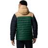 imageColumbia Mens Powder Lite II Hooded JacketRain ForestCanoeBlack