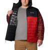 imageColumbia Mens Powder Lite II Hooded JacketSail RedBlackSpice