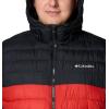 imageColumbia Mens Powder Lite II Hooded JacketSail RedBlackSpice