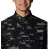 imageColumbia Mens Sharptail Short Sleeve ShirtSharptail Short Sleeve ShirtBlack High Country Print
