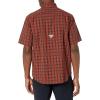 imageColumbia Mens Sharptail Short Sleeve ShirtSharptail Short Sleeve ShirtRed Jasper Gingham