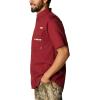 imageColumbia Mens Sharptail Short Sleeve ShirtSharptail Short Sleeve ShirtRed JasperReal Tree Edge
