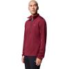 imageColumbia mens Essential Hike Grid Fleece Half ZipRich Wine