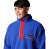 imageColumbia mens Helvetia II Half Snap FleeceClematis Blue