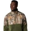 imageColumbia mens Phg Fleece Overlay II 14 ZipSurplus GreenRealtree Edge