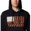 imageColumbia mens Phg Game Flag Ii HoodieHooded SweatshirtBlackBlaze Dog Flag