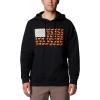 imageColumbia mens Phg Game Flag Ii HoodieHooded SweatshirtBlackBlaze Dog Flag