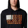 imageColumbia mens Phg Game Flag Ii HoodieHooded SweatshirtBlackBlaze Dog Flag