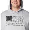 imageColumbia mens Phg Game Flag Ii HoodieHooded SweatshirtCool Grey  Black Cast N Blast