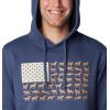 imageColumbia mens Phg Game Flag Ii HoodieHooded SweatshirtZinc  Dark Stone Dog Flag