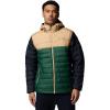 imageColumbia Mens Powder Lite II Hooded JacketRain ForestCanoeBlack