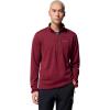 imageColumbia mens Essential Hike Grid Fleece Half ZipRich Wine