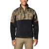 imageColumbia mens Phg Fleece Overlay II 14 ZipBlackMossy Oak Bottomland