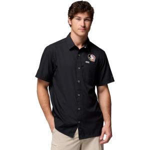 imageColumbia Mens Collegiate Slack Tide Camp ShirtFsu  Black
