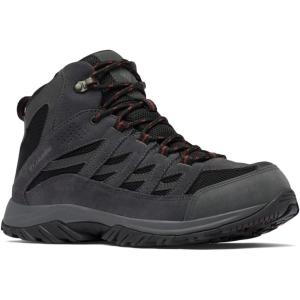 imageColumbia Mens Crestwood Mid Waterproof Hiking BootsBlackCharcoal