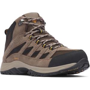 imageColumbia Mens Crestwood Mid Waterproof Hiking BootsCordovanSquash