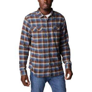 imageColumbia Mens Flare Gun Stretch FlannelCordovan Shadow Plaid