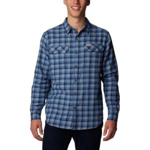 imageColumbia Mens Flare Gun Stretch FlannelDark Mountain Gradient Check