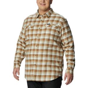 imageColumbia Mens Flare Gun Stretch FlannelDelta Shadow Plaid