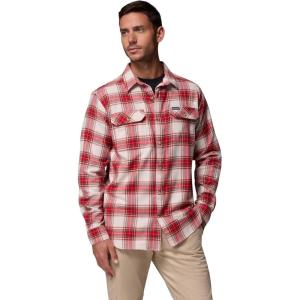 imageColumbia Mens Flare Gun Stretch FlannelMtn Red Two Lane Tartan