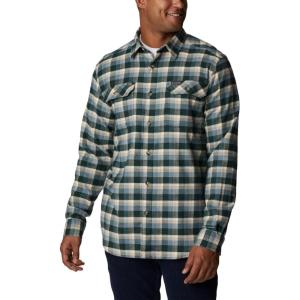 imageColumbia Mens Flare Gun Stretch FlannelSpruce Shadow Plaid