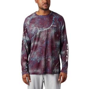imageColumbia Mens PFG Terminal Tackle PFG Hooks Fill Long Sleeve ShirtCarbon Realtree Mako