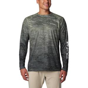 imageColumbia Mens PFG Terminal Tackle PFG Hooks Fill Long Sleeve ShirtCypressDigiscale Fade