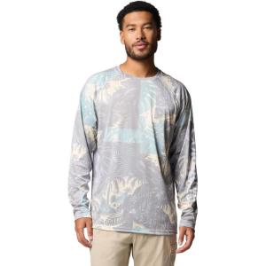 imageColumbia Mens PFG Terminal Tackle PFG Hooks Fill Long Sleeve ShirtLemon Wash Tarpon Trek