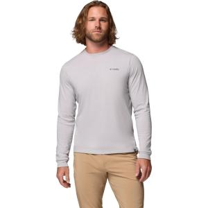 imageColumbia Mens PFG Uncharted Graphic Tee Long SleeveCool Grey HeatherRedfish Swamplands