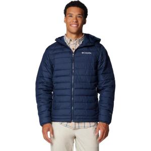 imageColumbia Mens Powder Lite II Hooded JacketCollegiate Navy