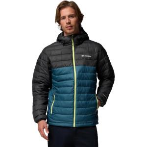 imageColumbia Mens Powder Lite II Hooded JacketEverblueShark