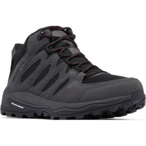 imageColumbia Mens Redmond IV Mid WaterproofBlackMountain Red