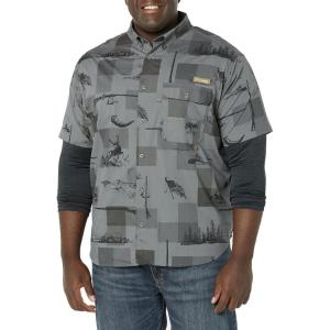 imageColumbia Mens Sharptail Short Sleeve ShirtSharptail Short Sleeve ShirtBlack Checkered Woodsman Print