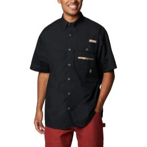 imageColumbia Mens Sharptail Short Sleeve ShirtSharptail Short Sleeve ShirtBlackReal Tree Edge