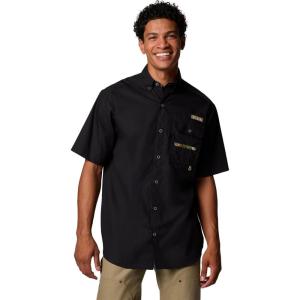 imageColumbia Mens Sharptail Short Sleeve ShirtSharptail Short Sleeve ShirtBlackTimberwoods Camo