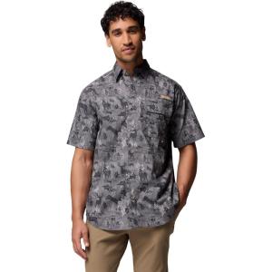 imageColumbia Mens Sharptail Short Sleeve ShirtSharptail Short Sleeve ShirtCity Grey Hunt Stand