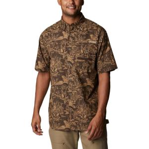 imageColumbia Mens Sharptail Short Sleeve ShirtSharptail Short Sleeve ShirtCordovan Flyin High Print