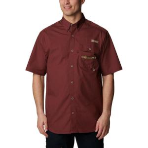 imageColumbia Mens Sharptail Short Sleeve ShirtSharptail Short Sleeve ShirtRed RocksRt Edge