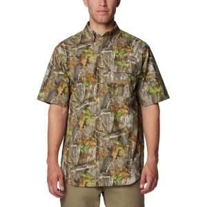 imageColumbia Mens Sharptail Short Sleeve ShirtSharptail Short Sleeve ShirtTimberwoods CamoFlax