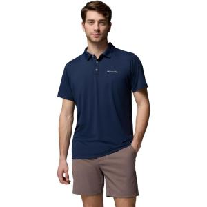 imageColumbia Mens Tech Trail Utility PoloCollegiate Navy