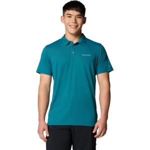 imageColumbia Mens Tech Trail Utility PoloRiver Blue
