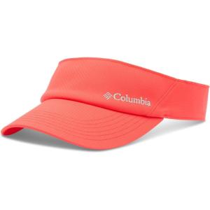 imageColumbia UnisexAdult Coolhead VisorPoppy RedGem Columbia Logo