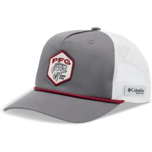 imageColumbia UnisexAdult PFG River Rover Snap BackCity Grey1996 Bass Graphic