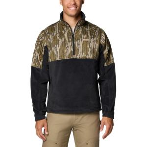 imageColumbia mens Phg Fleece Overlay II 14 ZipBlackMossy Oak Bottomland