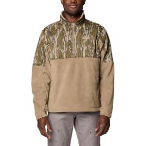 imageColumbia mens Phg Fleece Overlay II 14 ZipFlaxMossy Oak Bottomland