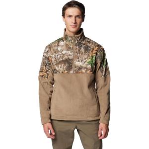 imageColumbia mens Phg Fleece Overlay II 14 ZipFlaxRealtree Edge